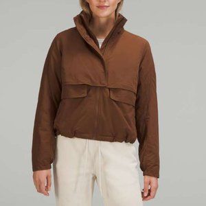 Lululemon Always Effortless Jacket, Size 8, Roasted Brown